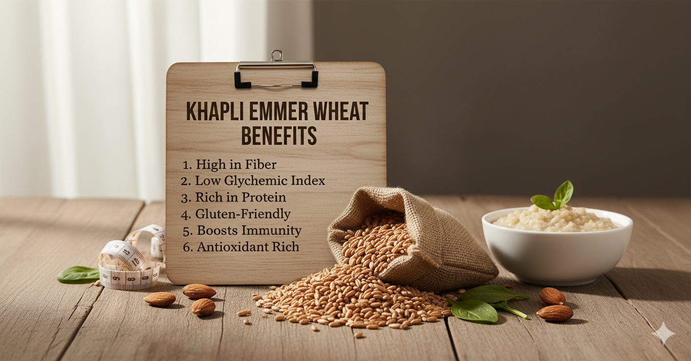 Khapli Atta (Emmer Wheat) - MH Premium Whole Wheat