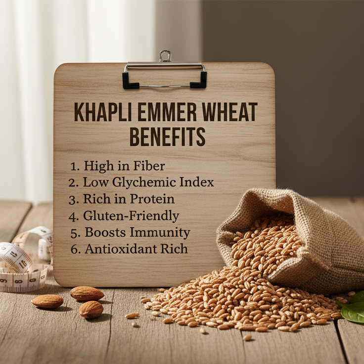 Khapli Atta (Emmer Wheat) - MH Premium Whole Wheat Atta