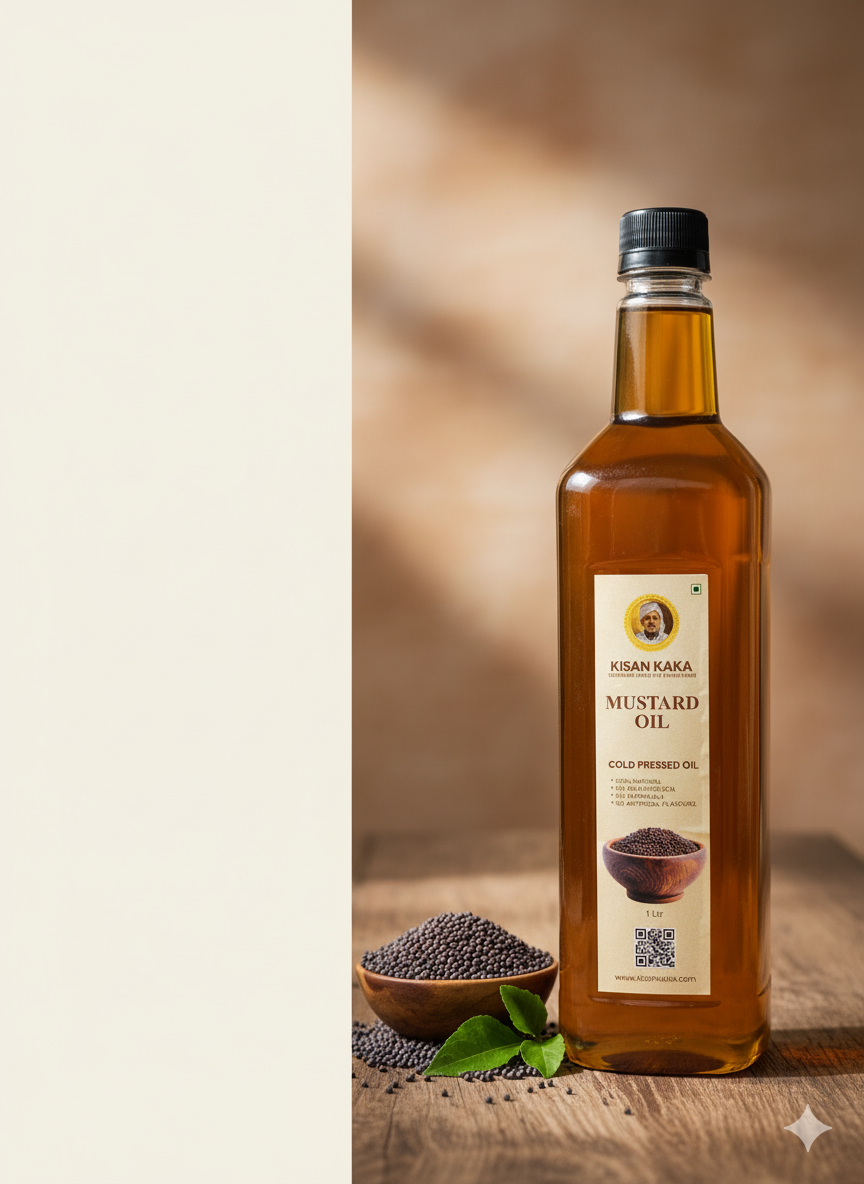 Mustard Cold Press Oil | Kachi Ghani Sarson Tel