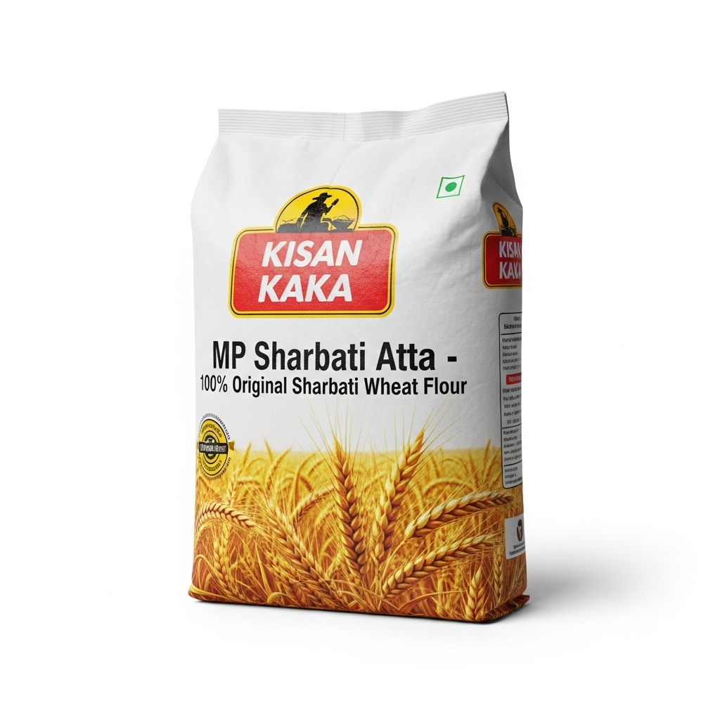 MP Sharbati Atta - 100% Original Sharbati Wheat Flour