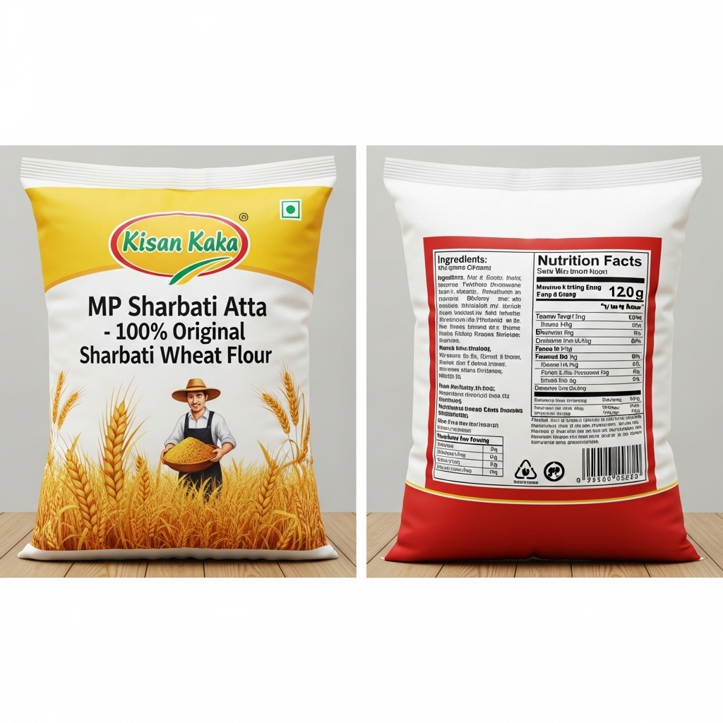 MP Sharbati Atta - 100% Original Sharbati Wheat Flour