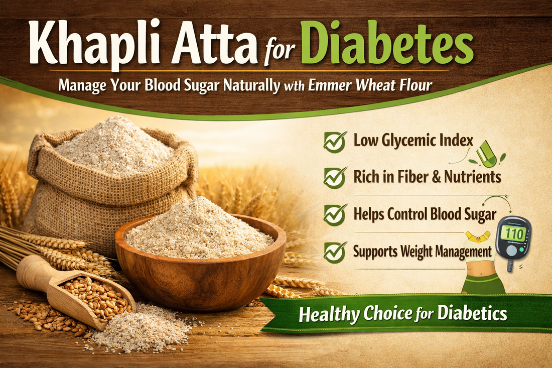 Khapli Atta for Diabetes: Low GI Emmer Wheat Benefits vs Sharbati & Regular Atta