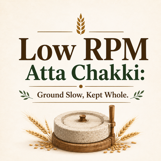 low rpm atta chakki
