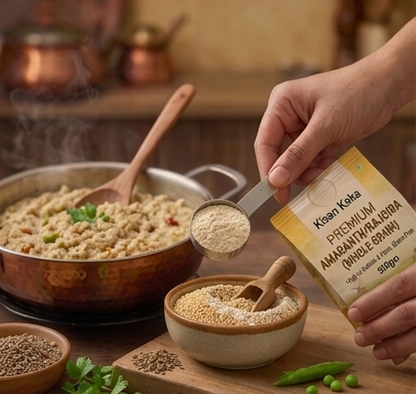 Premium Unpolished Amaranth (Rajgira) Whole Grain & Flour
