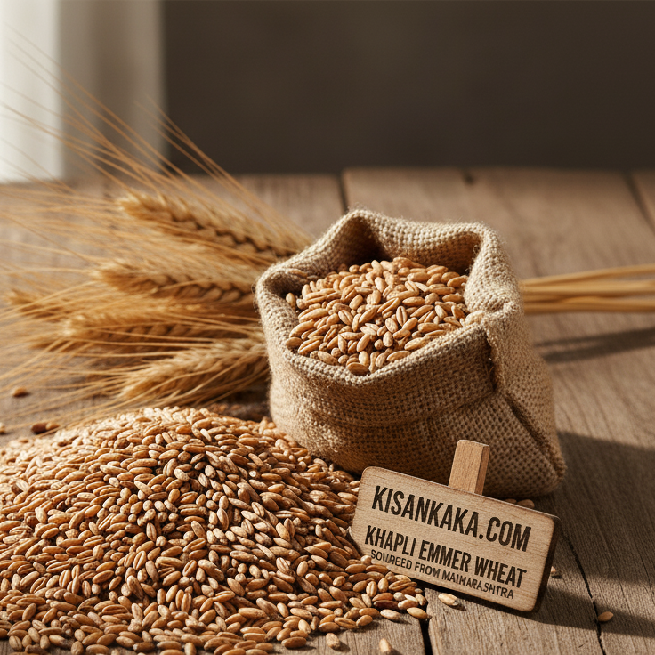 Khapli Atta (Emmer Wheat) - MH Premium Whole Wheat Atta