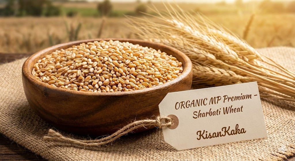 ORGANIC MP Premium - Sharbati (Sujata 306) Wheat Atta