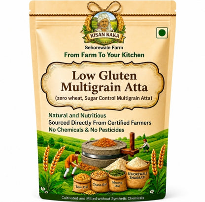 Low Gluten multigrain  atta (zero wheat, Sugar Control Multigrain  Atta ) Flour