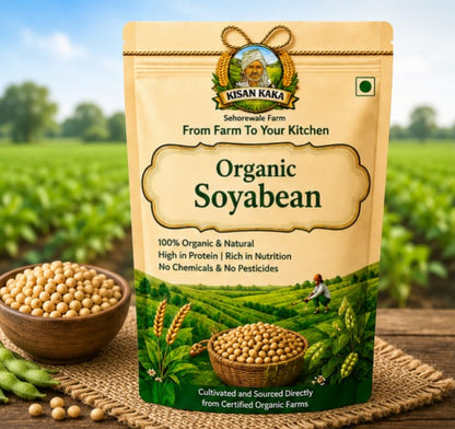 Organic Soyabean | 100% Natural & Chemical-Free | Premium Quality