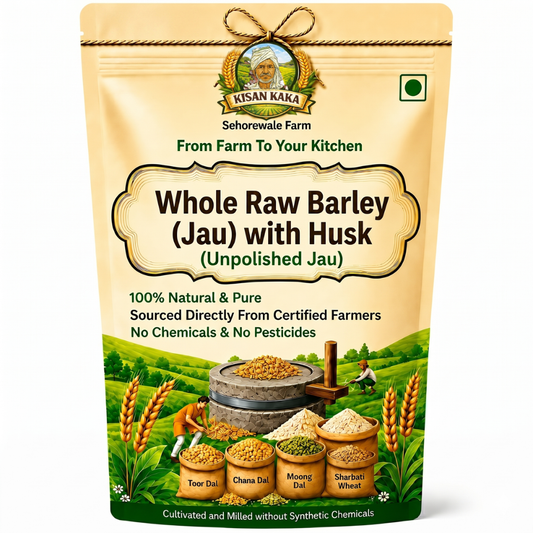 Kisan Kaka Whole Raw Barley