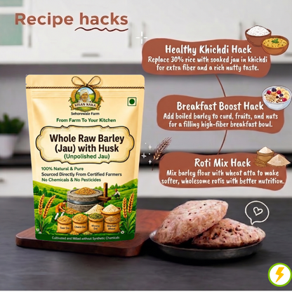 Whole Jau for Healthy Cooking