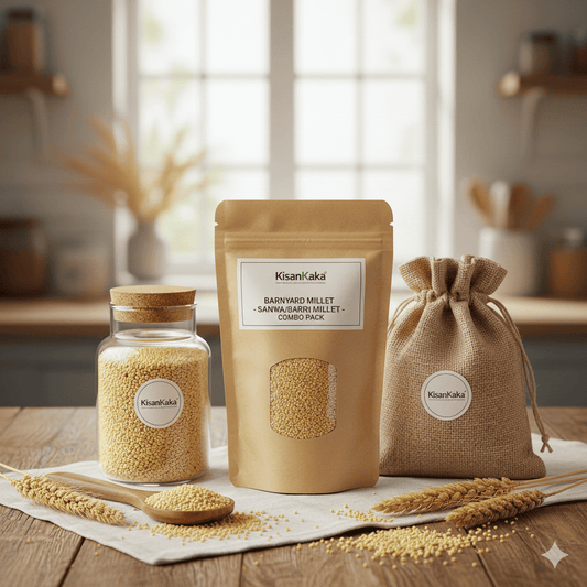 Organic Barnyard Millet Flour (Sanwa / Samak)