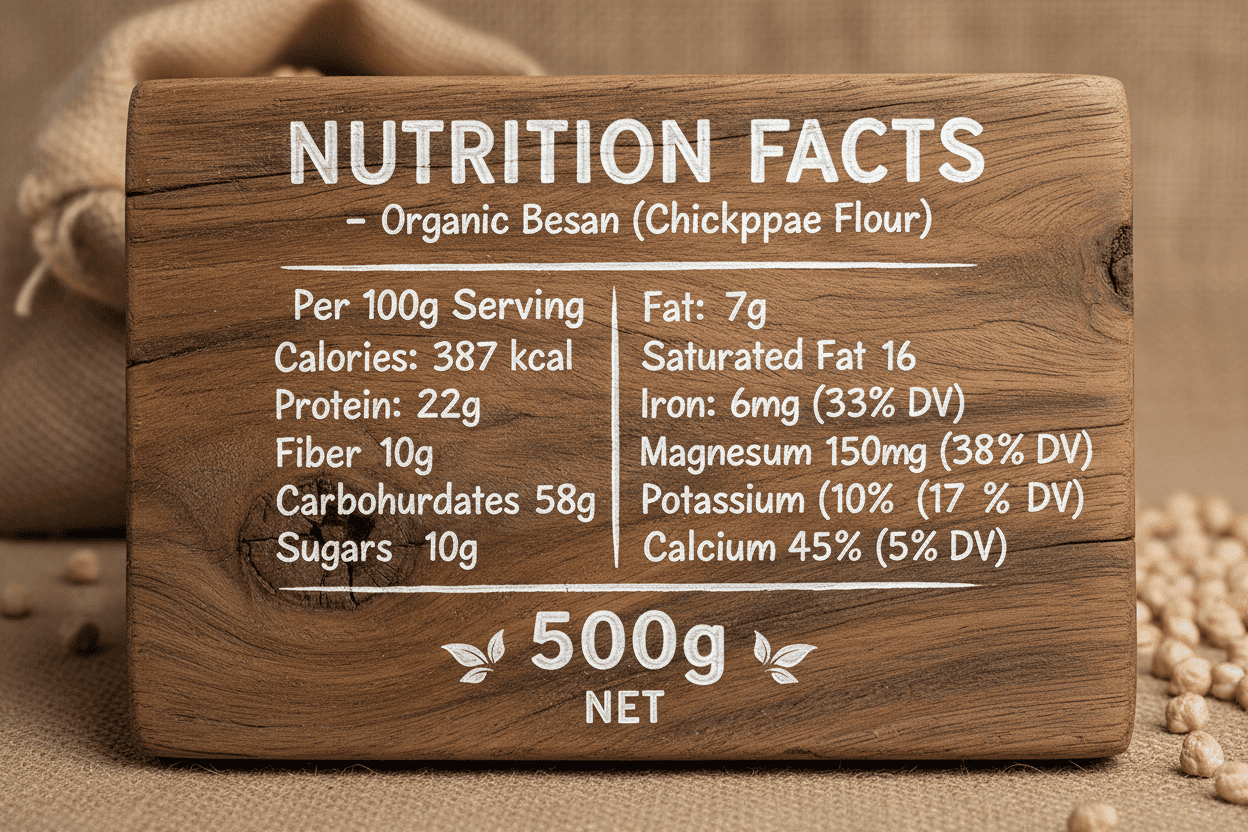 Besan -  Chickpea Chana Dal Flour