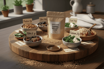 Organic Barnyard Millet Flour (Sanwa / Samak)