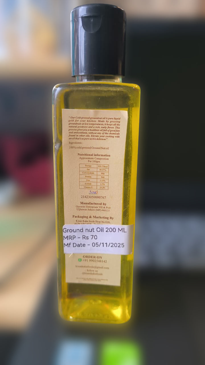 Ground Nut Cold Press Oil | Pure & Natural