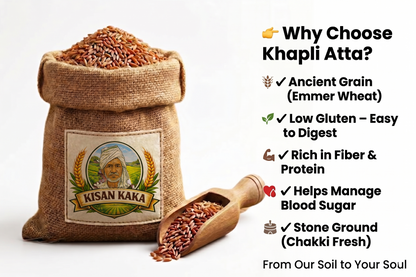 100% Whole Wheat Khapli Atta