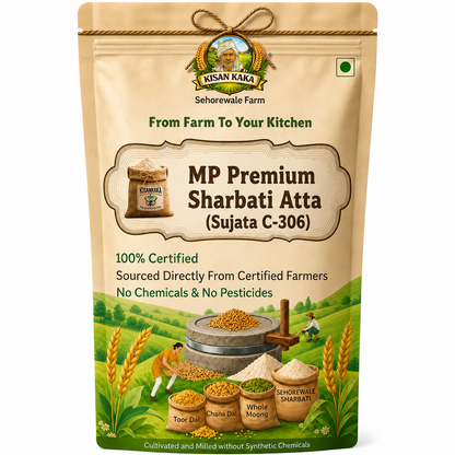 Freshly Ground Sharbati Wheat Flour