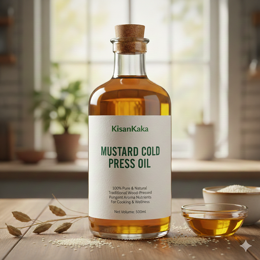 Mustard Cold Press Oil | Kachi Ghani Sarson Tel