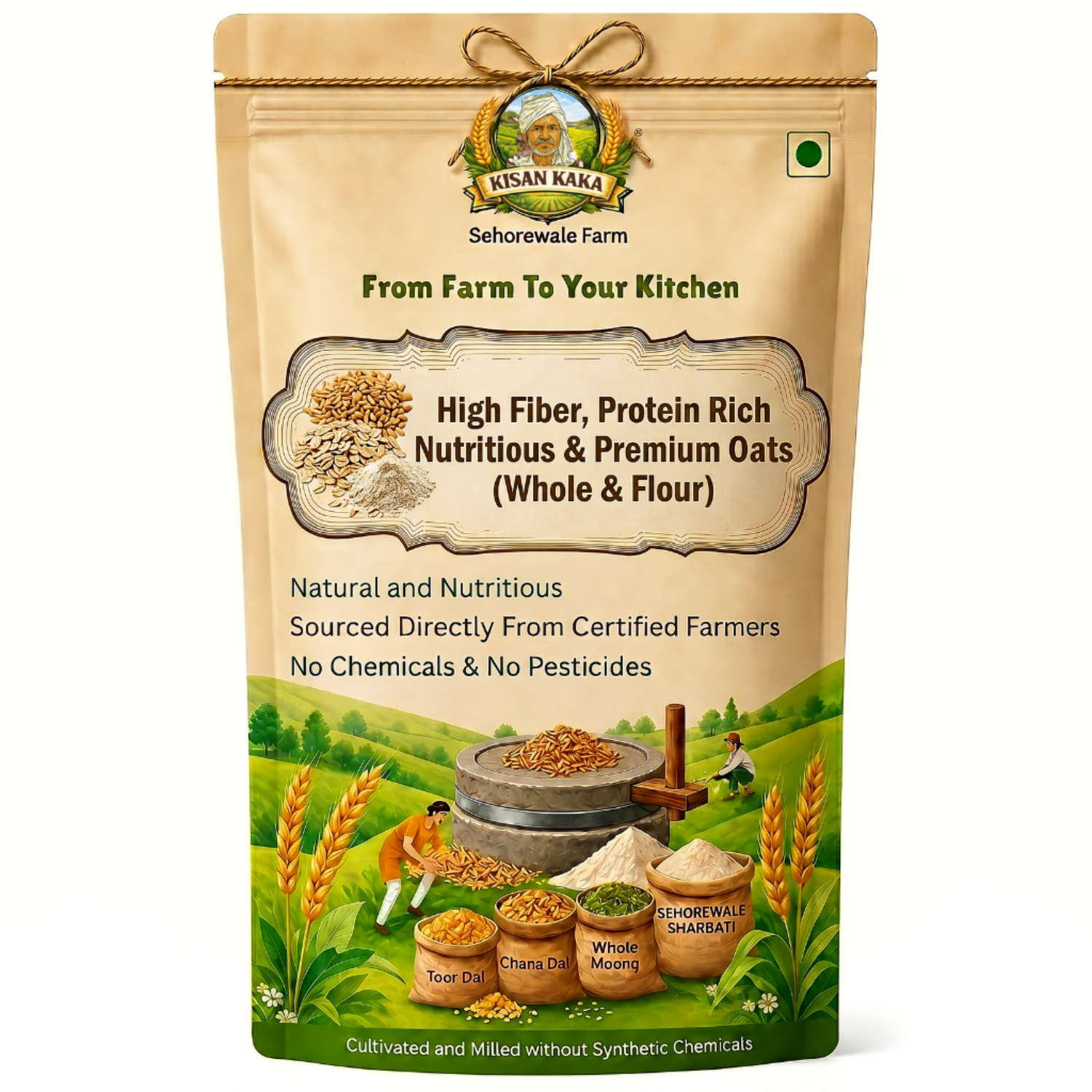 high fiber , protein rich nutritious & premium oats 