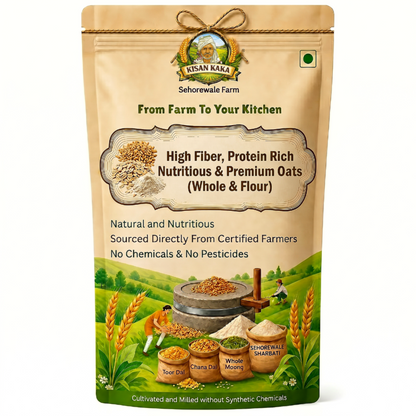 high fiber , protein rich nutritious & premium oats 