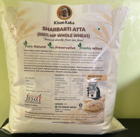 MP Sharbati Atta (100% MP Whole Wheat)